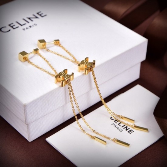 CELINE Celine earrings 2023SS classic popular thin soft CELINE Celine earrings 2023SS classic popular thin soft