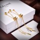 CELINE Celine earrings 2023SS classic popular thin soft CELINE Celine earrings 2023SS classic popular thin soft