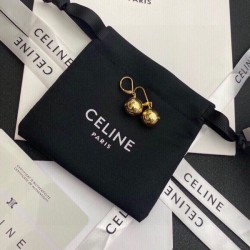 CELINE Celine Earrings 2023SS Casual Inverted Charm