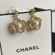 CHANEL 2023FW earrings with a retro atmosphere CHANEL 2023FW earrings with a retro atmosphere