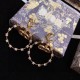 DIOR Dior earrings 2023SS attractive style DIOR Dior earrings 2023SS attractive style
