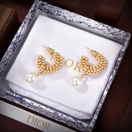 DIOR Dior Earrings 2023SS Urban Style DIOR Dior Earrings 2023SS Urban Style