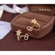 2023FW Earrings DIOR Dior Charming style 2023FW Earrings DIOR Dior Charming style