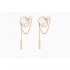 2023FW Earrings DIOR Dior Urban style