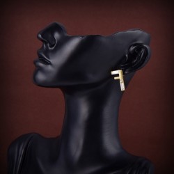 FENDI Fendi Earrings 2023SS Dress with a clean impression