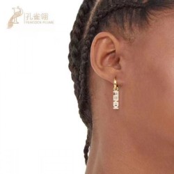 FENDI Fendi Earrings 2023SS trend coordination