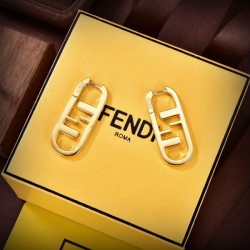 FENDI Light winter coordination 2023FW earrings