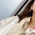LOUIS VUITTON LOUIS VUITTON where 2023SS earring logo is beautiful