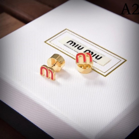 2023SS earrings latest design MIU MIU 2023SS earrings latest design MIU MIU
