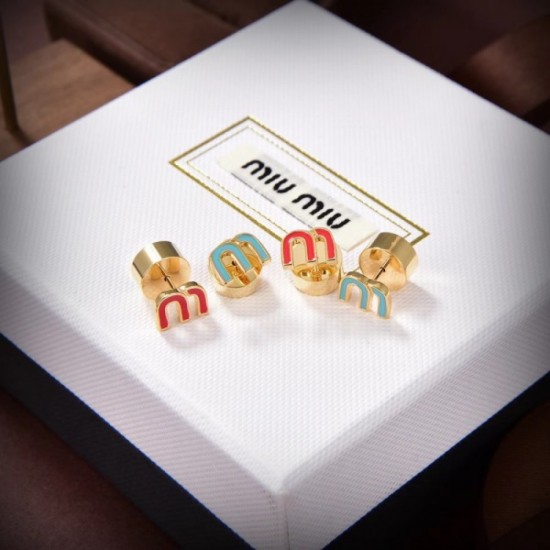 2023SS earrings latest design MIU MIU 2023SS earrings latest design MIU MIU