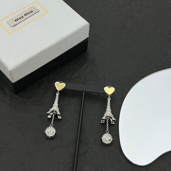 2023SS Earrings Clearance SALE MIU MIU 2023SS Earrings Clearance SALE MIU MIU