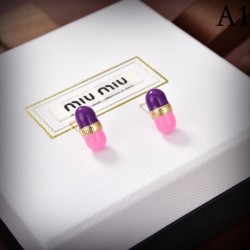 2023SS Earrings In stock Immediate MIU MIU