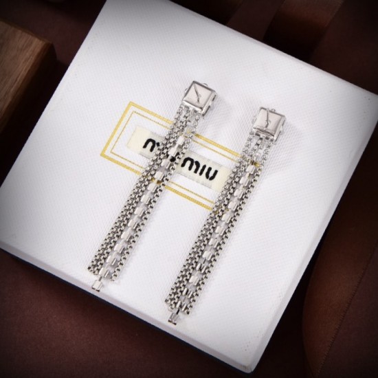 MIU MIU Earrings 2023SS Outstanding Breathability MIU MIU Earrings 2023SS Outstanding Breathability