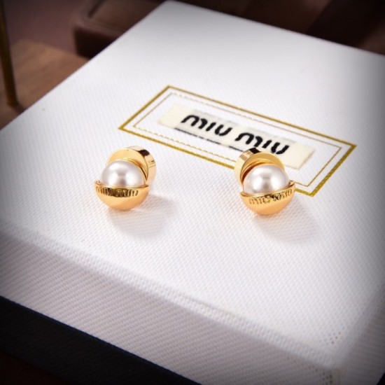 MIU MIU Miu Miu Earrings 2023SS Fashionable colors MIU MIU Miu Miu Earrings 2023SS Fashionable colors