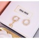 2023FW Earrings MIU MIU Latest love at first sight 2023FW Earrings MIU MIU Latest love at first sight