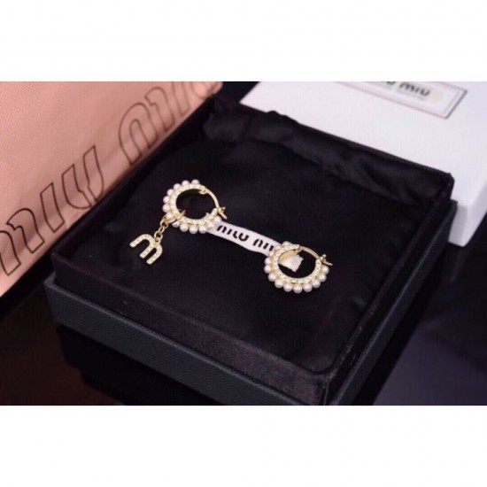2023FW Earrings MIU MIU Latest love at first sight 2023FW Earrings MIU MIU Latest love at first sight