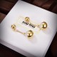 2023FW earrings MIU MIU Miu Miu is very popular during the fall and winter period 2023FW earrings MIU MIU Miu Miu is very popular during the fall and winter period