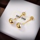 2023FW earrings MIU MIU Miu Miu is very popular during the fall and winter period 2023FW earrings MIU MIU Miu Miu is very popular during the fall and winter period