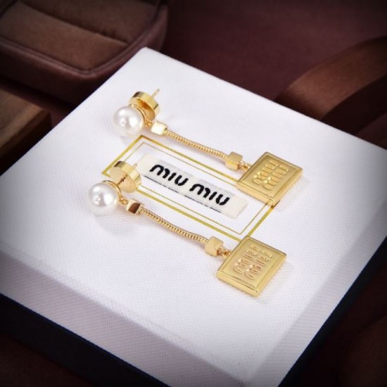 MIU MIU Celebrity Worn Products 2023FW Earrings MIU MIU Celebrity Worn Products 2023FW Earrings