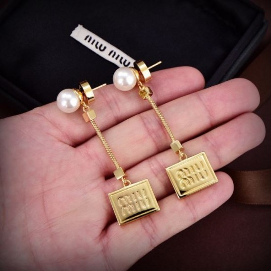 MIU MIU Celebrity Worn Products 2023FW Earrings MIU MIU Celebrity Worn Products 2023FW Earrings