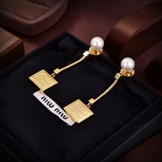 MIU MIU Celebrity Worn Products 2023FW Earrings MIU MIU Celebrity Worn Products 2023FW Earrings