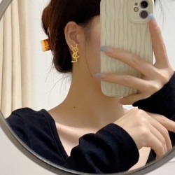 YSL Yves Saint Laurent earrings 2023SS loose feeling