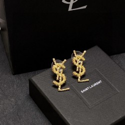 YSL Yves Saint Laurent earrings 2023SS loose feeling