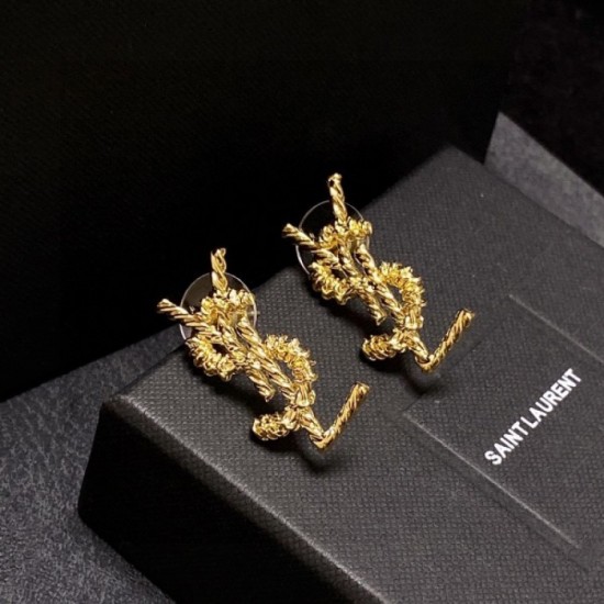 YSL Yves Saint Laurent earrings 2023SS loose feeling YSL Yves Saint Laurent earrings 2023SS loose feeling