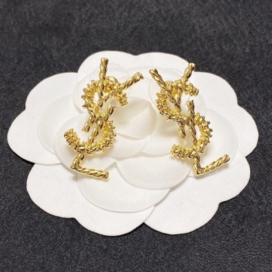 YSL Yves Saint Laurent earrings 2023SS loose feeling YSL Yves Saint Laurent earrings 2023SS loose feeling