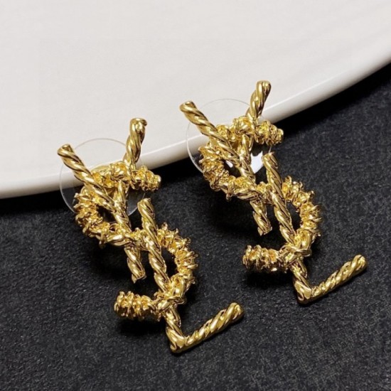 YSL Yves Saint Laurent earrings 2023SS loose feeling YSL Yves Saint Laurent earrings 2023SS loose feeling