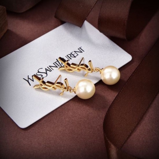 YSL Yves Saint Laurent Shun Design 2023FW Earrings YSL Yves Saint Laurent Shun Design 2023FW Earrings