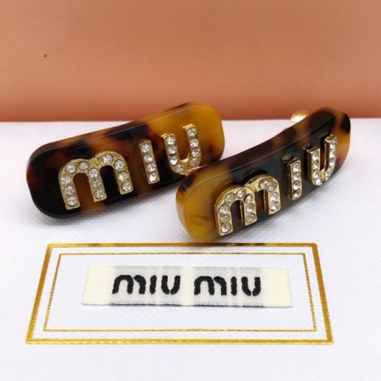 2023SS hair ornament limited design popular before sold out MIU MIU 2023SS hair ornament limited design popular before sold out MIU MIU