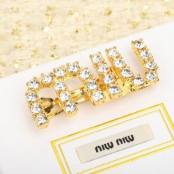 2023SS hair ornament recommended non-arrival brand MIU MIU