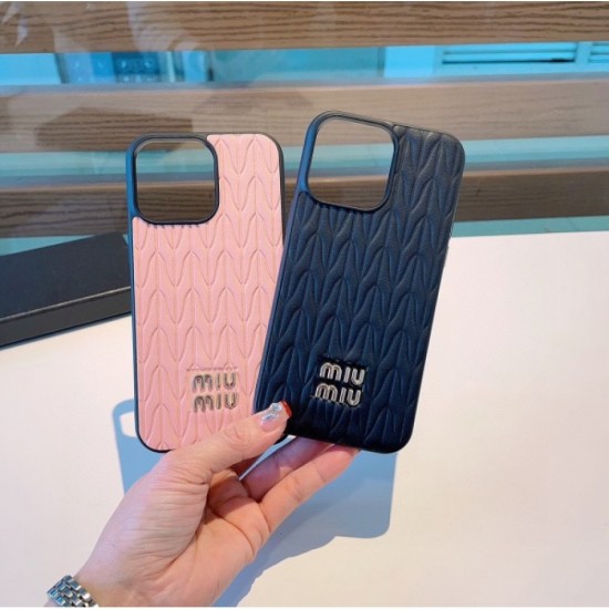 Cheapest sale iphone mobile case 2023SS MIU MIU Miu Miu Cheapest sale iphone mobile case 2023SS MIU MIU Miu Miu