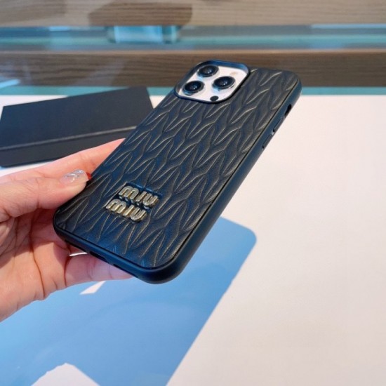 Cheapest sale iphone mobile case 2023SS MIU MIU Miu Miu Cheapest sale iphone mobile case 2023SS MIU MIU Miu Miu