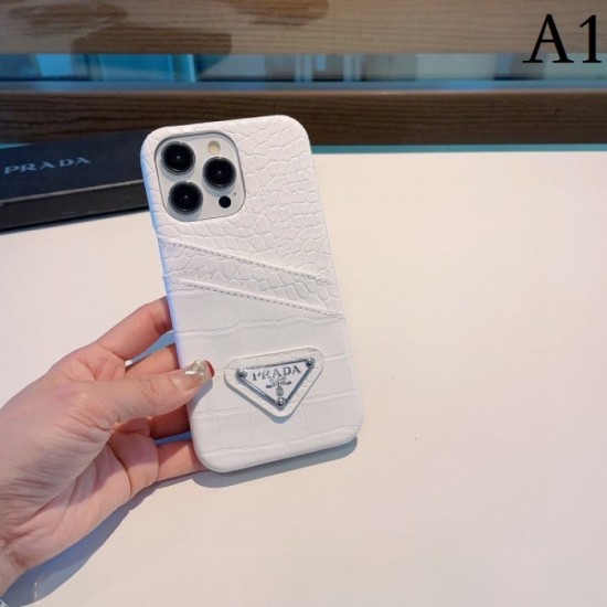 Fashion brand iphone mobile case 2023SS PRADA Prada Fashion brand iphone mobile case 2023SS PRADA Prada