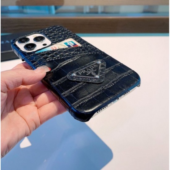 Fashion brand iphone mobile case 2023SS PRADA Prada Fashion brand iphone mobile case 2023SS PRADA Prada