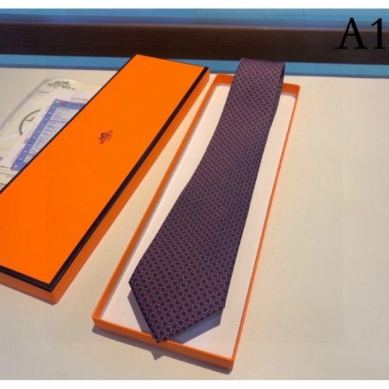 2023SS Necktie with a high prevalence of fashionable people HERMES Hermes 2023SS Necktie with a high prevalence of fashionable people HERMES Hermes