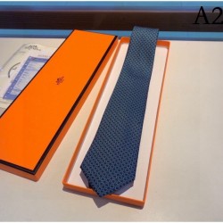 2023SS Necktie with a high prevalence of fashionable people HERMES Hermes