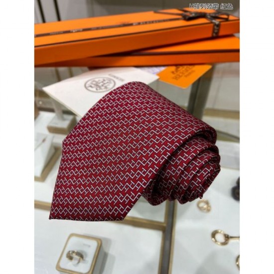 HERMES Hermes tie 2023FW with the latest and stylish logo HERMES Hermes tie 2023FW with the latest and stylish logo