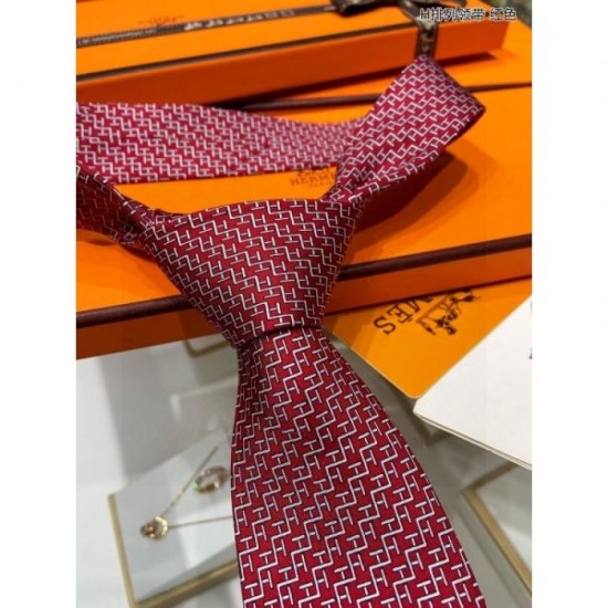 HERMES Hermes tie 2023FW with the latest and stylish logo HERMES Hermes tie 2023FW with the latest and stylish logo
