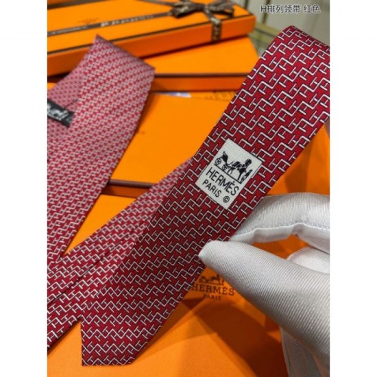 HERMES Hermes tie 2023FW with the latest and stylish logo HERMES Hermes tie 2023FW with the latest and stylish logo