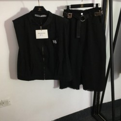 ALEXANDER WANG Alexander Wang 2023SS top and bottom set color rich