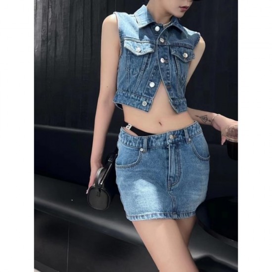 With ALEXANDER WANG Alexander one 2023SS cowboy suit charm With ALEXANDER WANG Alexander one 2023SS cowboy suit charm