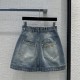 BALENCIAGA Elegant and stylish 2023FW denim skirt BALENCIAGA Elegant and stylish 2023FW denim skirt