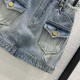 BALENCIAGA Elegant and stylish 2023FW denim skirt BALENCIAGA Elegant and stylish 2023FW denim skirt