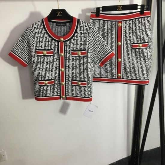 The strongest item in summer Knit set 2023SS BALMAIN Balmain The strongest item in summer Knit set 2023SS BALMAIN Balmain