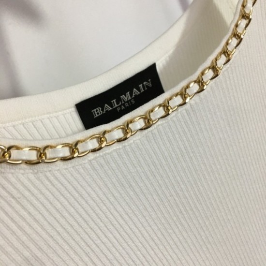 Overseas Limited Spring/Summer Arrival Camisole Dress 2023SS BALMAIN Balmain Overseas Limited Spring/Summer Arrival Camisole Dress 2023SS BALMAIN Balmain