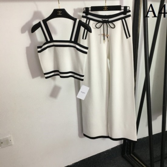 BALMAIN Balmain 2023SS top and bottom set in stock now BALMAIN Balmain 2023SS top and bottom set in stock now