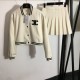 CELINE Celine Spring Summer New 2023SS Jacket + Pleated Skirt Top and Bottom Set CELINE Celine Spring Summer New 2023SS Jacket + Pleated Skirt Top and Bottom Set